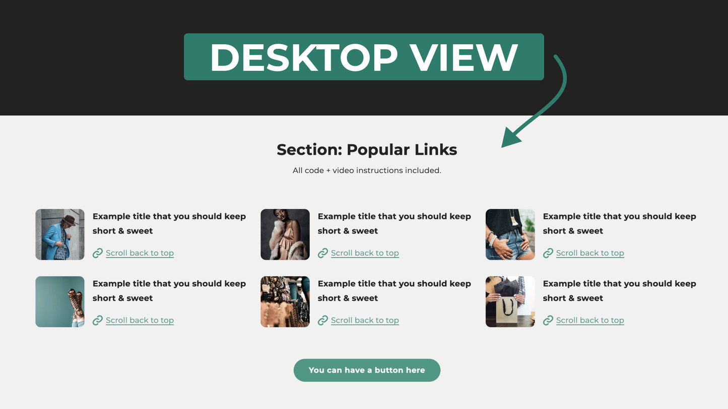 Popular Links (Shopify Section)