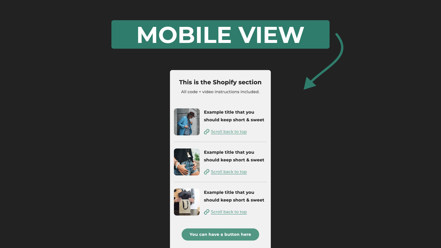 Popular Links (Shopify Section)