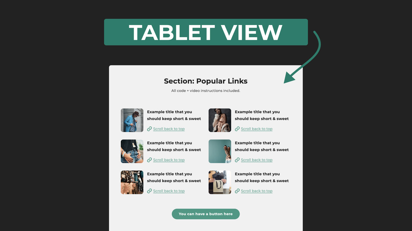 Popular Links (Shopify Section)